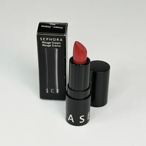 Sephora Rouge Creme Cream R04 The Red Lipstick Travel .0135 oz 1 g NIB